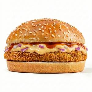 Smoked Cheesy Chicken Burger