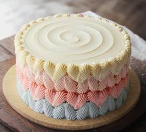 Rasmalai Heart Design Birthday Anniversary Cake