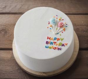 Happy Birthday Vanilla Pop Cake