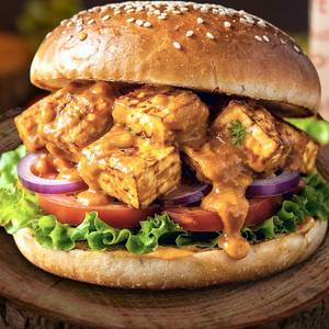 Grilled Paneer Makhani Burger