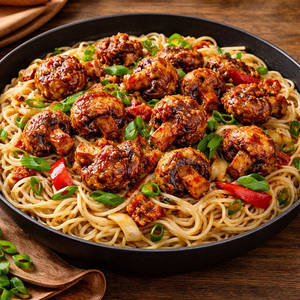 Mushroom Noodles