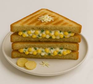 American Corn Cheese Sandwich