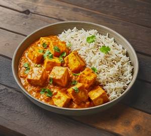 Kadhai Paneer With Jeera Rice