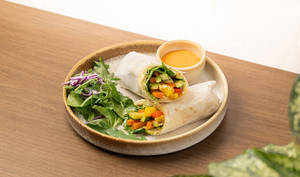Crunchy Veggie Wrapveggie Wrap