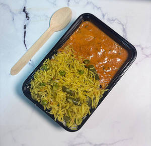 Pulao + Butter Chicken
