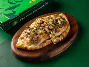 Chicken Pesto Calzone