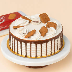 Lotus Biscoff Ice Cream Cake