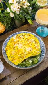 Prawn Omelette Bowl