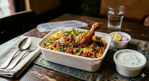 Kolkata Chicken Biryani Half (1 Chicken)