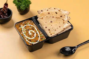 Jain Dal Makhani Roti Combo Thali