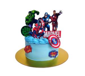 Avengers Theme Cake [500 Grams]