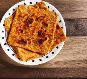 Dry Masala Mix  Paratha 2Pcs