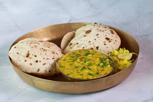 Dal Tarka ( Half) + 3 Tandoori Roti