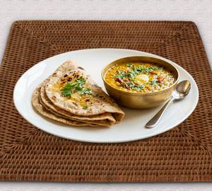 Dal Fry + 5 Roti