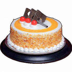 Eggless Butterscotch Cake