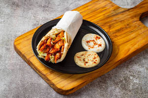 Peri Peri Paneer Shawarma Roll