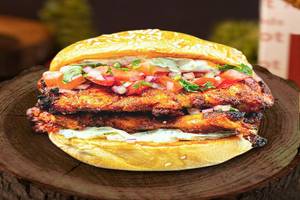 Triple Chicken Burger