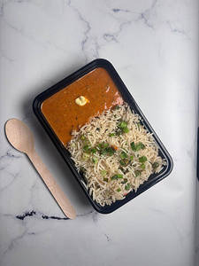 Veg Fried Rice + Butter Chicken
