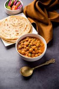 2 mixed kulcha with chana masala