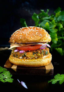 Veg Cheese Burger