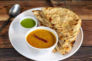 Dal Fry Roti Combo Thali
