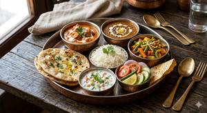 Chicken Lababdar Thali