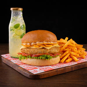 Veg Ridiculous Burger Meal