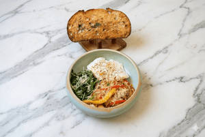 Spinach & Egg Bowl