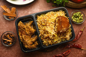 Aloo Biryani Chicken Meal