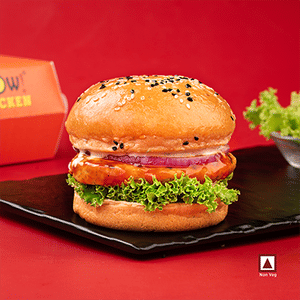 Spicy Korean Grilled Chicken Burger