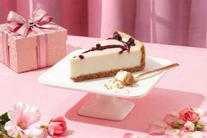 Brooklyn Blueberry Cheesecake Slice
