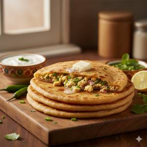 Paneer paratha