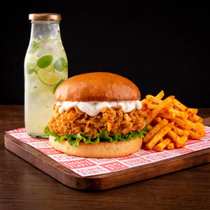 Classic Fried Chicken Burger Meal