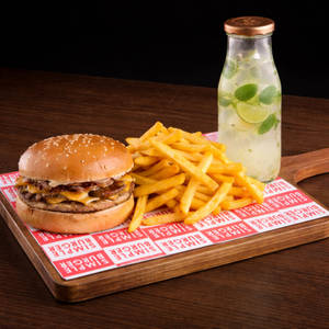 Classic Lamb Smash Burger Meal