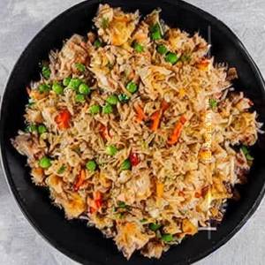 Classic fried rice fish