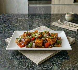 Chilli Paneer Dry (12 Pcs)