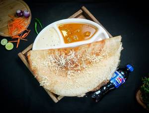 Cheese Masala Dosa + Pepsi Bottle [250Ml]