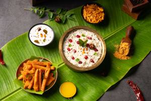 Curd Rice with Potato Vepudu