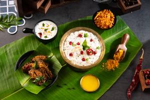 Curd Rice with Pepper Soya