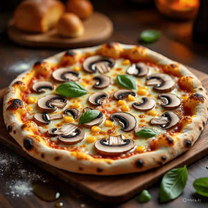 Mushroom Magic Pizza