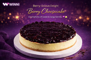 Blueberry Baked Cheese Cake  500gm