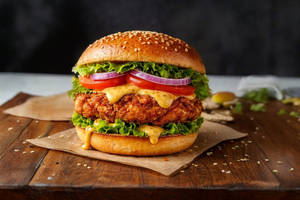 Classic American Tangy Chicken Burger