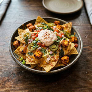 Paneer Tikka Nachos