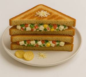 Mixed Veg Paneer Corn Cheese Sandwich
