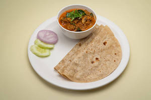 Chapathi With Mushroom Sukka [mk]