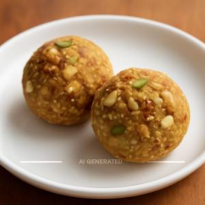 Dry Fruits Moong Laddu [2 pcs]
