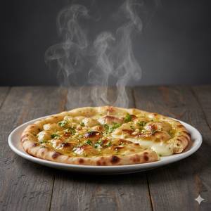 Cheese Garlic Stuffed Naan
