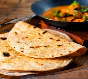 Plain Paratha (2 Pcs) With Aloo Sabji
