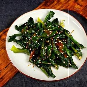 Pan Fried Asian Greens   