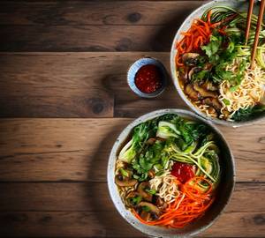 Veg dinosaur noodles